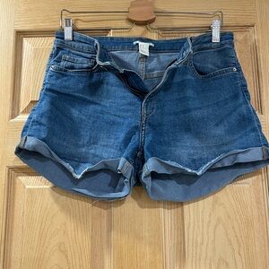 H&M Dark Blue Jean Shorts